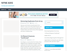 Tablet Screenshot of nyneaxis.com
